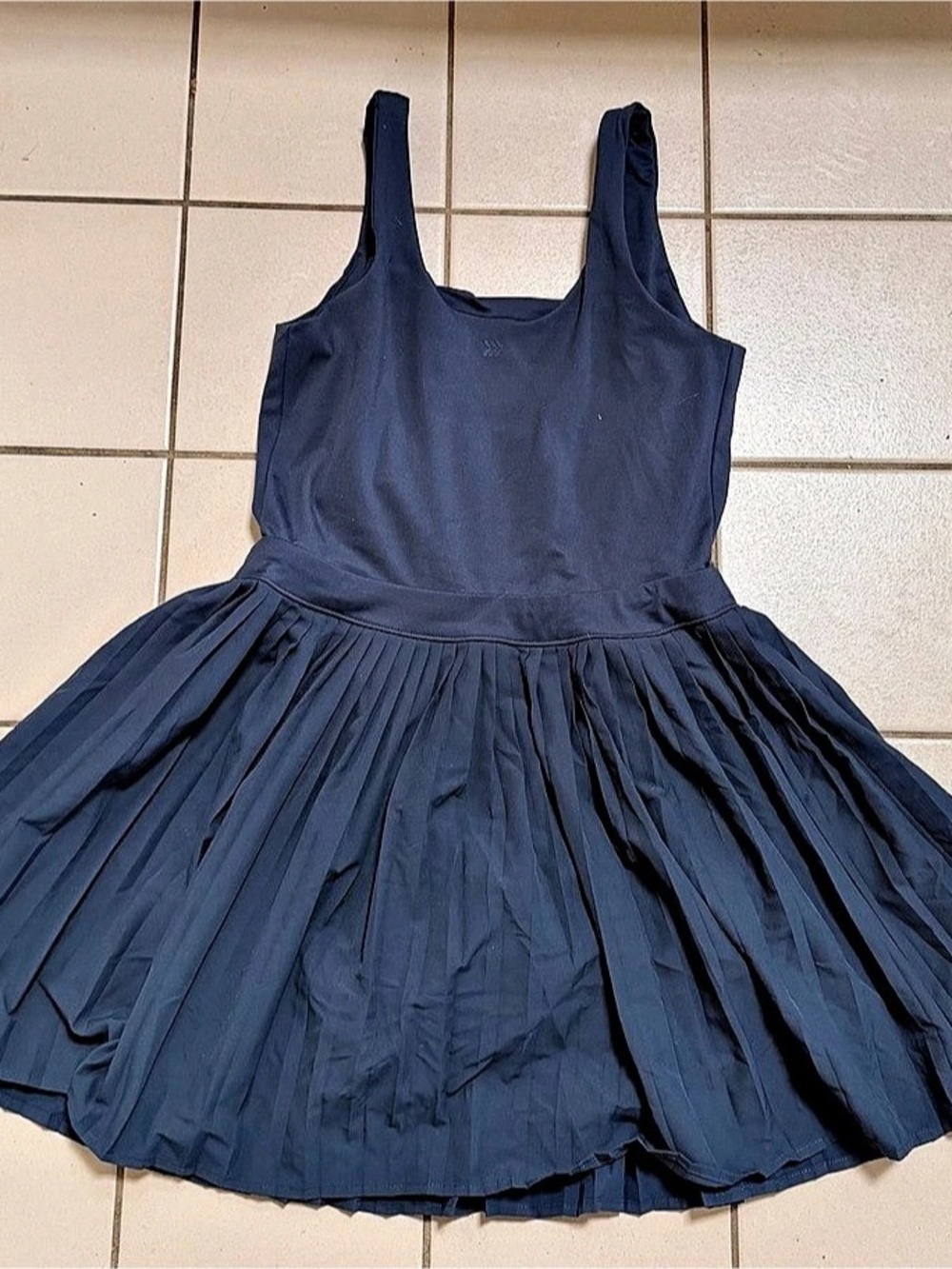 All In Motion Blue Pleated Tennis Dress Size Medium